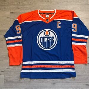 Wayne Gretzky Edmonton Oilers Hockey Jersey Size 52 Men’s Large NWT